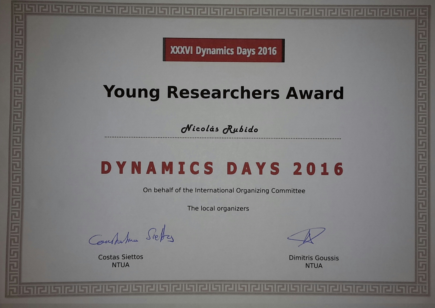 YoungResearchersAward_DDaysEurope2016